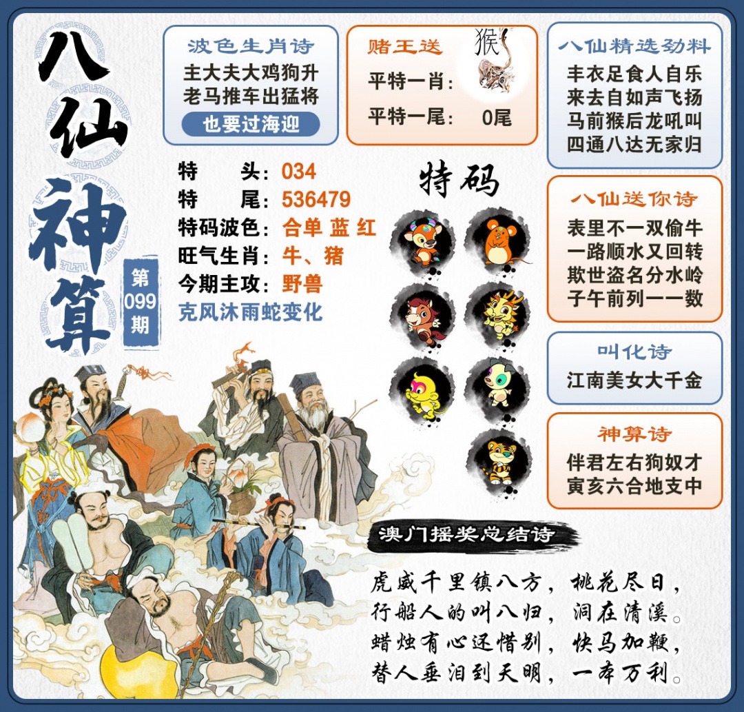 099期八仙神算[图]